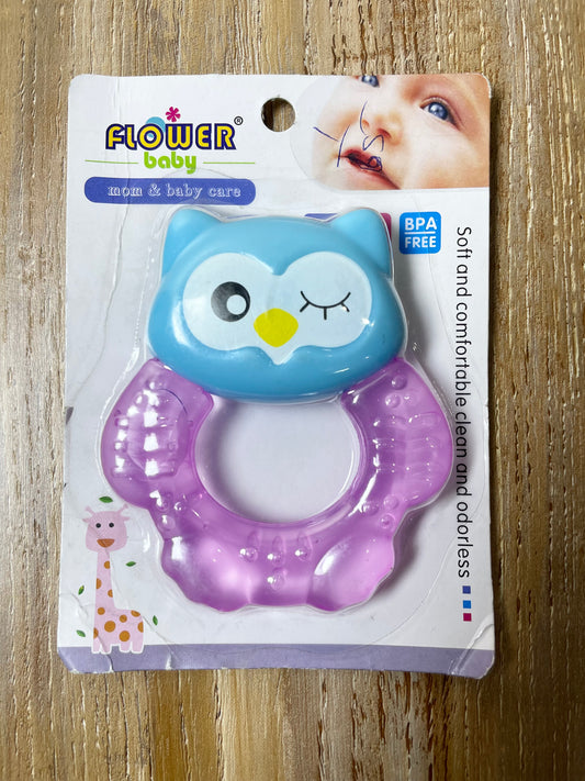 Baby Teether - Owl Blue