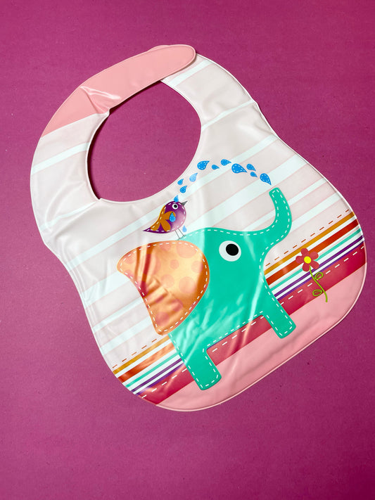Cutesy Cubs - Cartoon Bib - Elephant